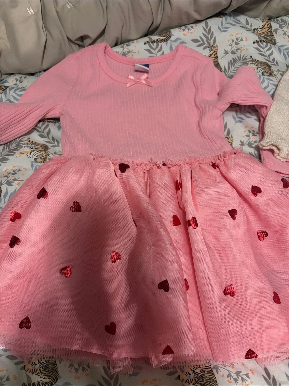 2 Baby Girls Holiday Tulle Party Dress - 9-12 months